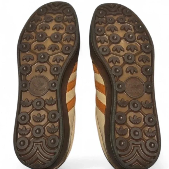 Adidas Gazelle Men's Beige and Rust Sneakers - Picture 5 of 6